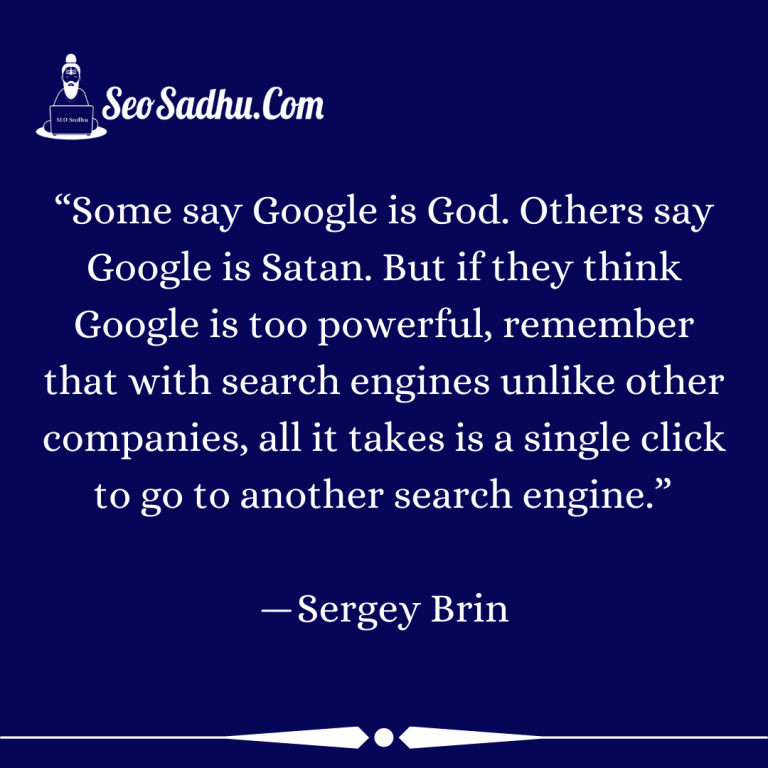 Best SEO Quotes by Sergey Brin