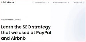 Free Online SEO Course by ClickMinded