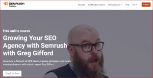 Free Online SEO Course by SemRush